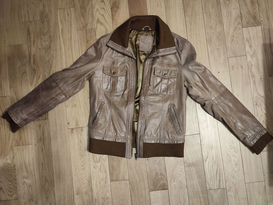 Skórzana kurtka Stradivarius