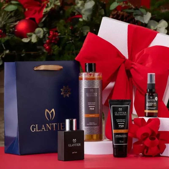 Zestawy prezentów kosmetyków filmy glantier