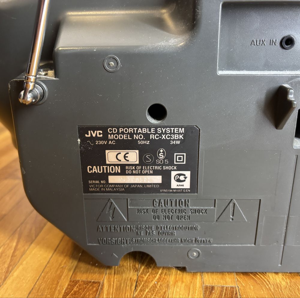 Radiomagnetofon JVC -RC-XC3BK