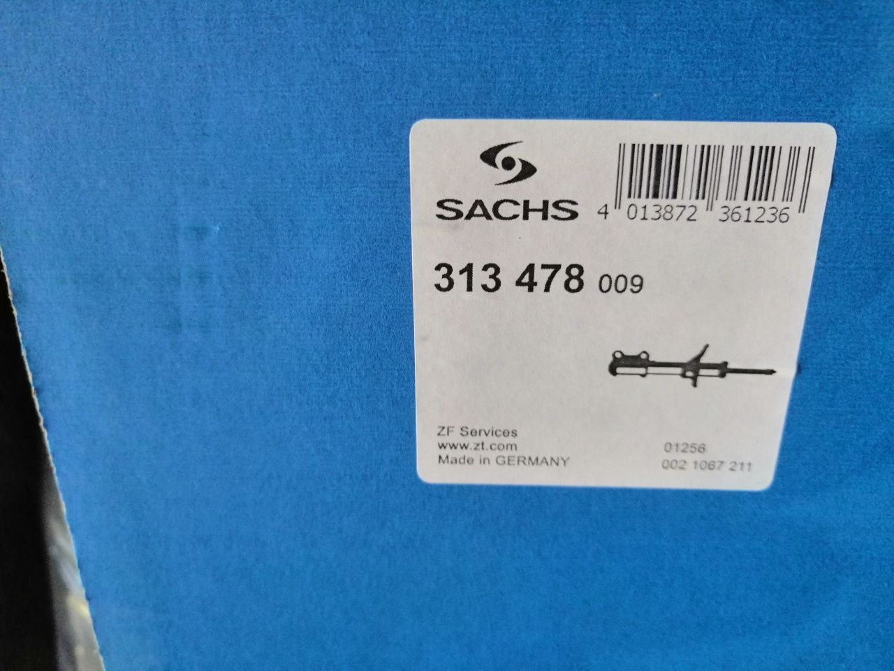 Продам амартизатори на Opel zafira b sachs 313 478.