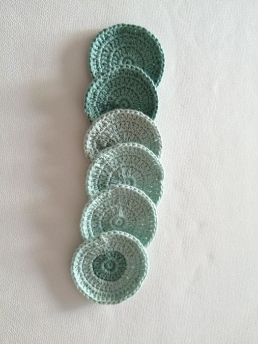 Ecopads, discos de limpeza do rosto e pescoço,  reutilizáveis, 6 unida