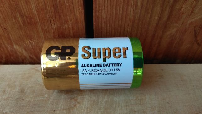 Батарейкa GP Super Alkaline 13A LR20 D