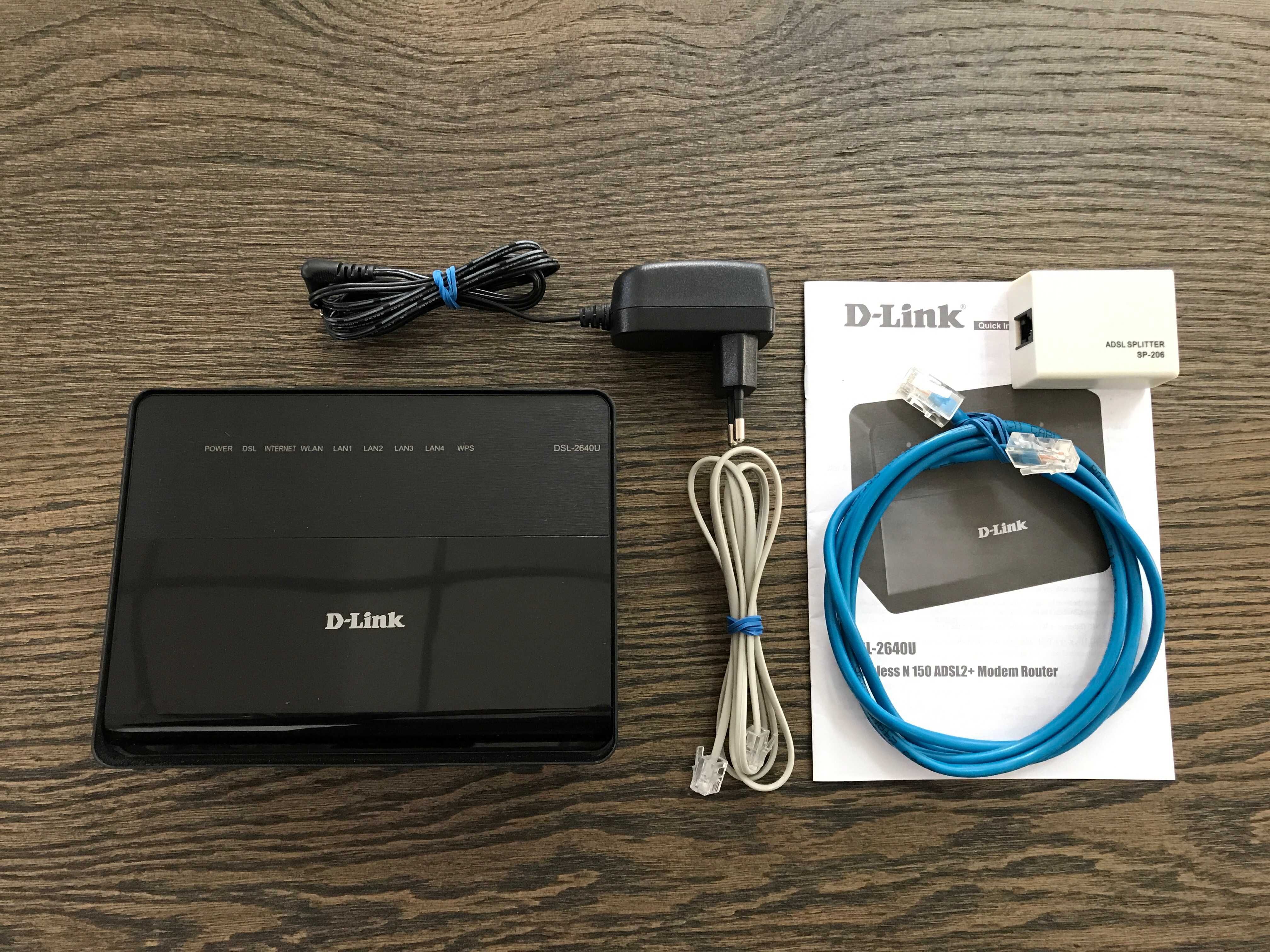 Wi-Fi Роутер D-Link DSL-2640U (Укртелеком, Датагруп)