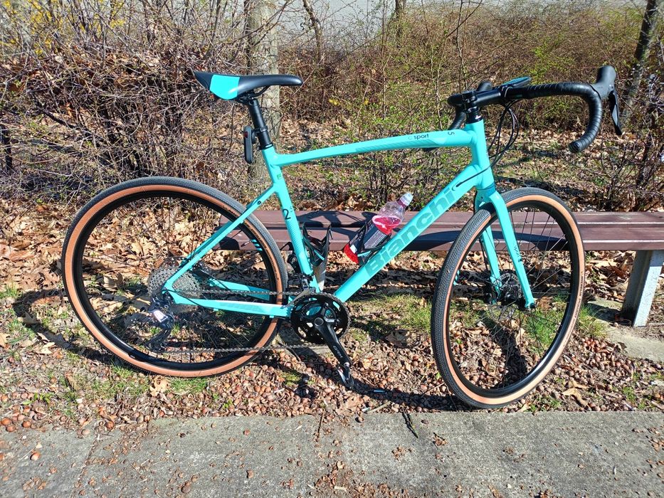 Rower Gravel Bianchi przebieg 100km(roz.55).