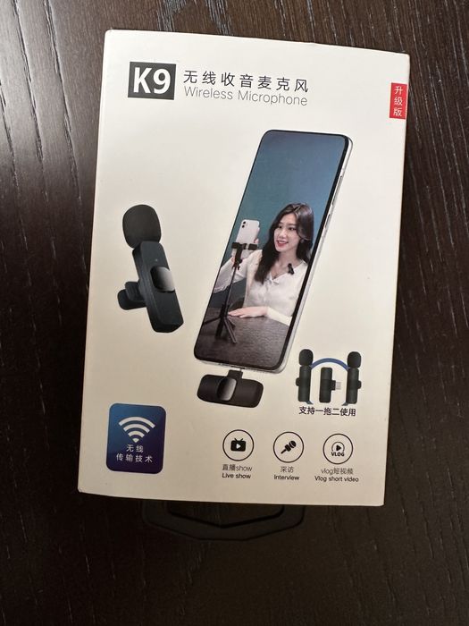 Microfone duplo K9 Iphone