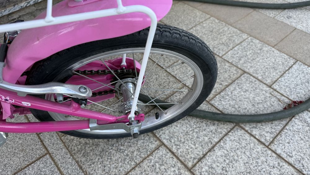 Bicicleta Menina roda 16 c/cesto