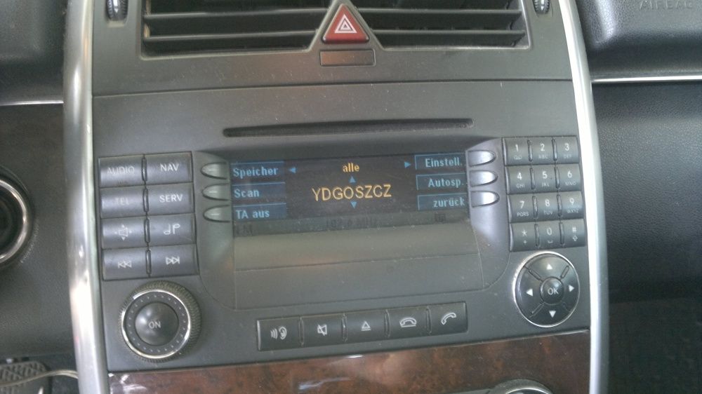 Mercedes B klasa W245 A klasa W169 RADIO NAWIGACJA MAŁA oryginał częśc