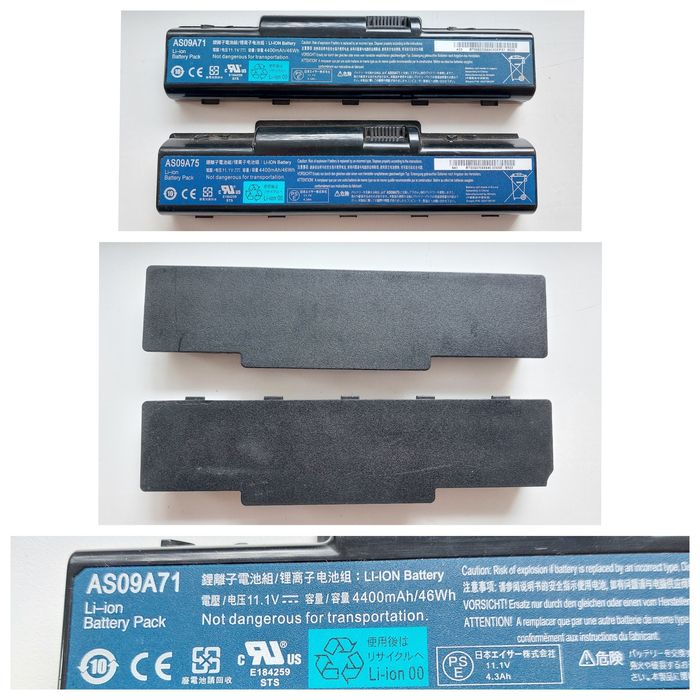 Продам неробочі акумулятори (батареї) до ноутбуків