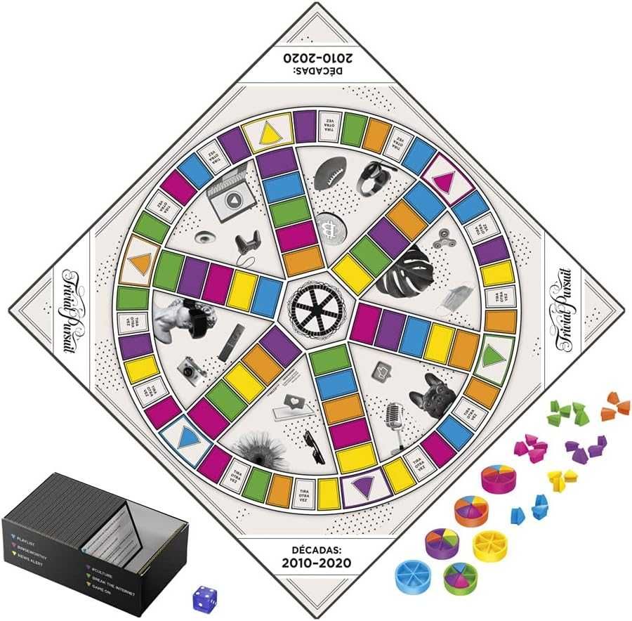 Gra Trivial Pursuit z dziesięciolecia 2010–2020 – j. hiszpański