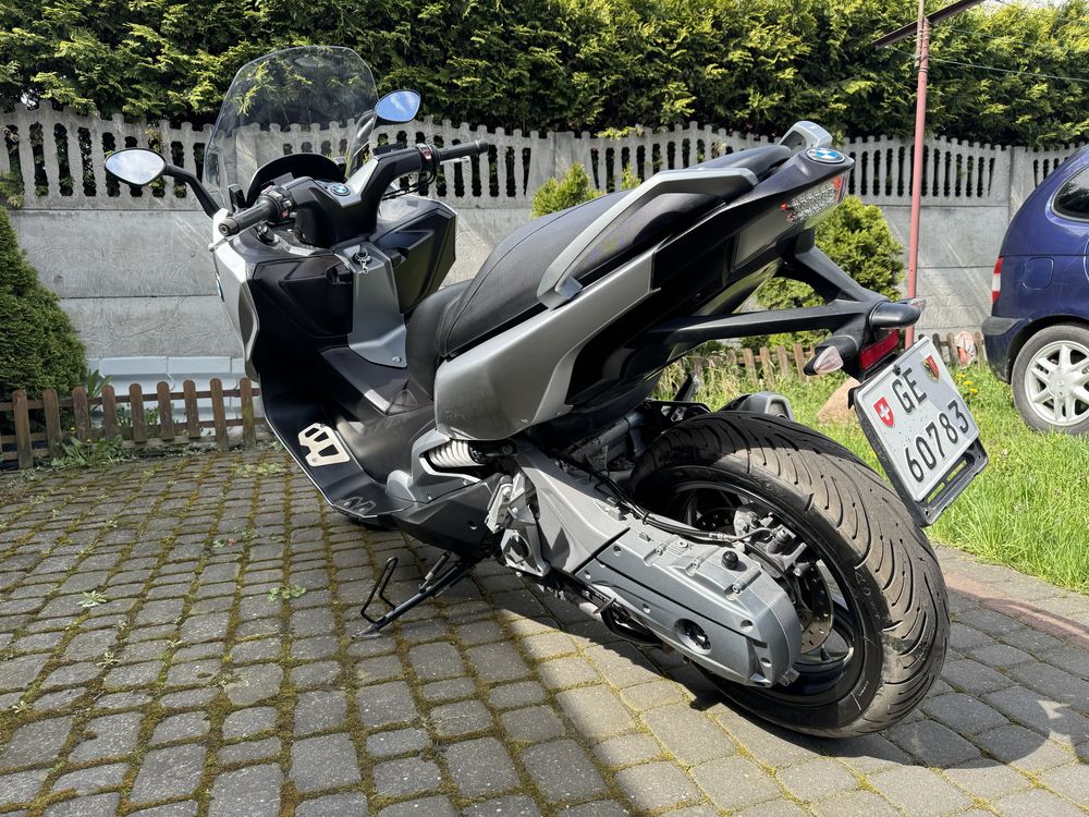 Skuter bmw c650 14 tys przeb-ledy-abs-grzane siedzenie manetki