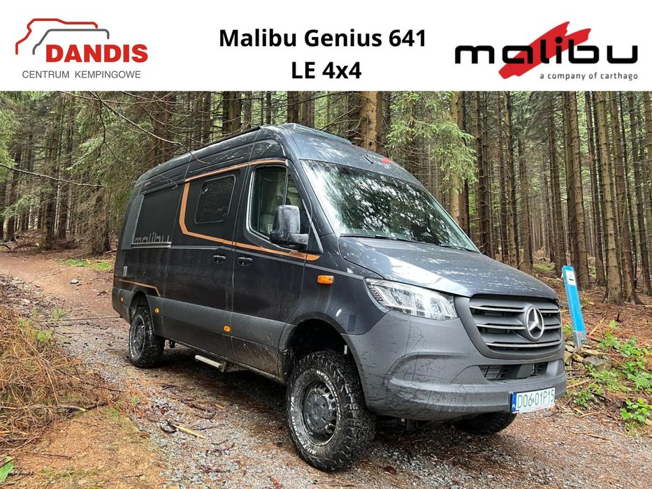 Carthago Malibu Genius 641 LE 4x4  3,5T. stały napęd 4x4, ele domykanie drzwi, światła LED,