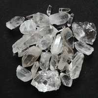 Kryształ górski naturalny surowy - szpice  i bryłki - 368 g /2/  -30%