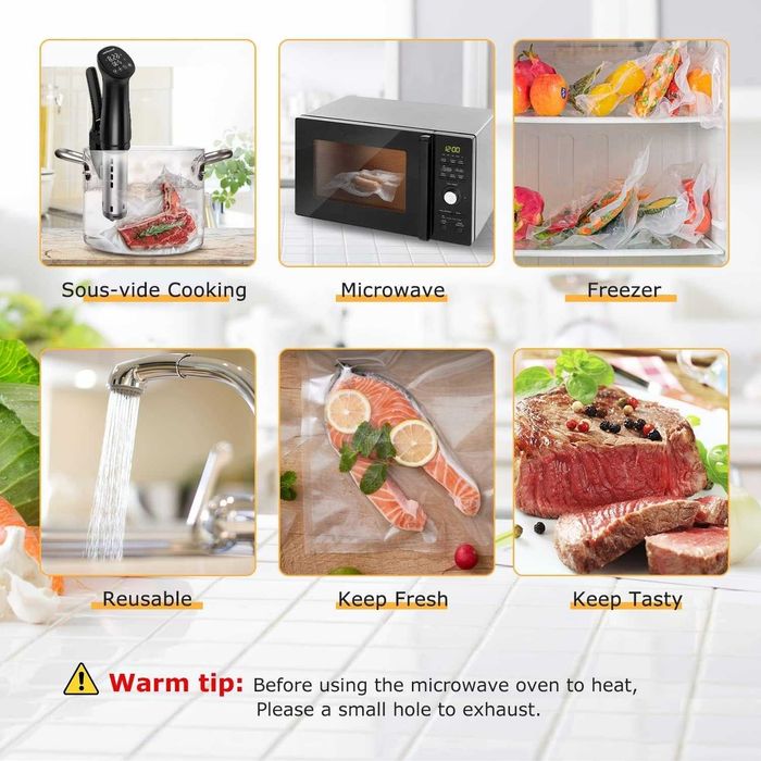 Worki próżniowe Fresko 15x25 cm 100 torebek