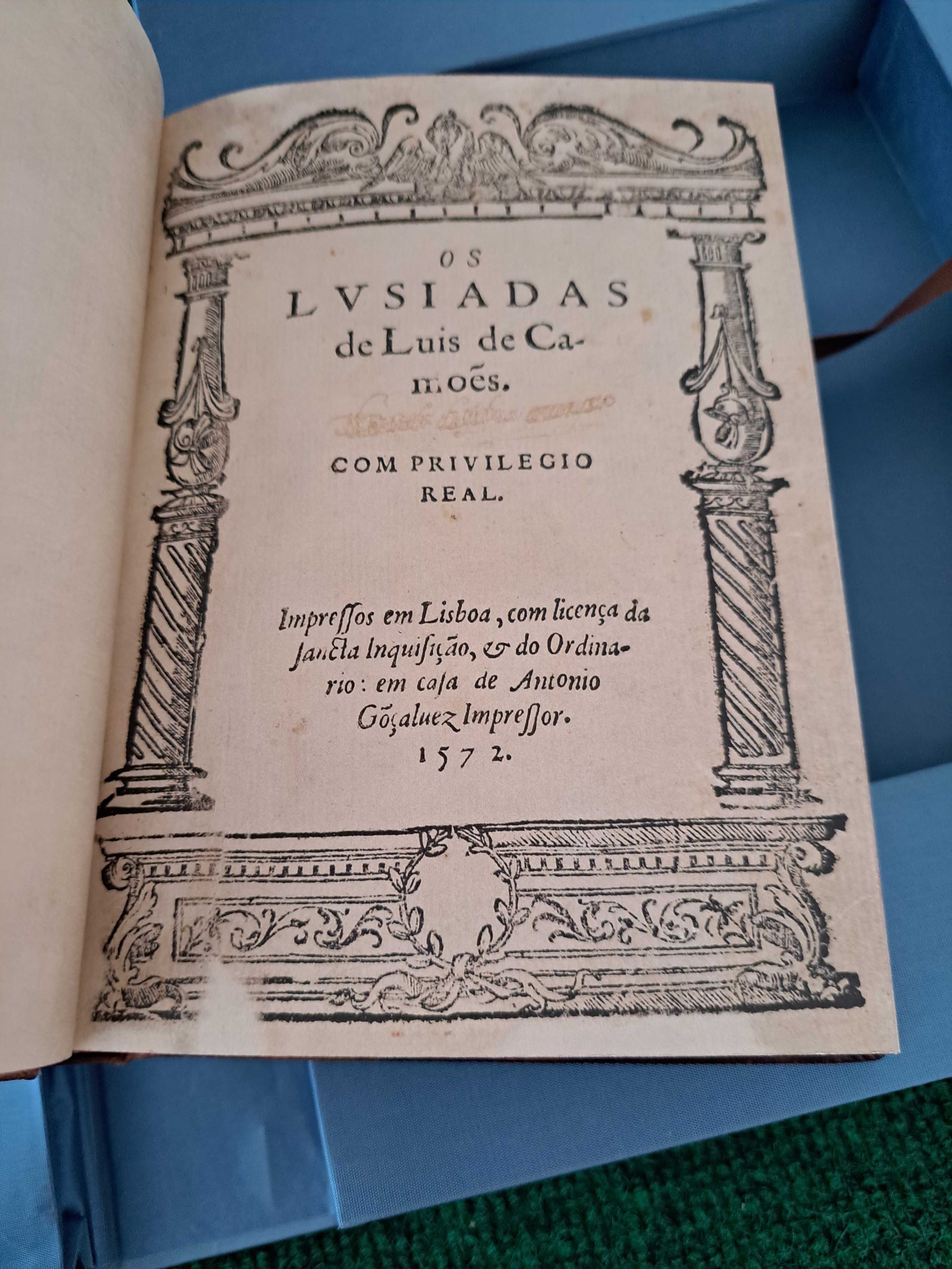 Os Lusíadas – fac-símile da 1ª edição de 1572