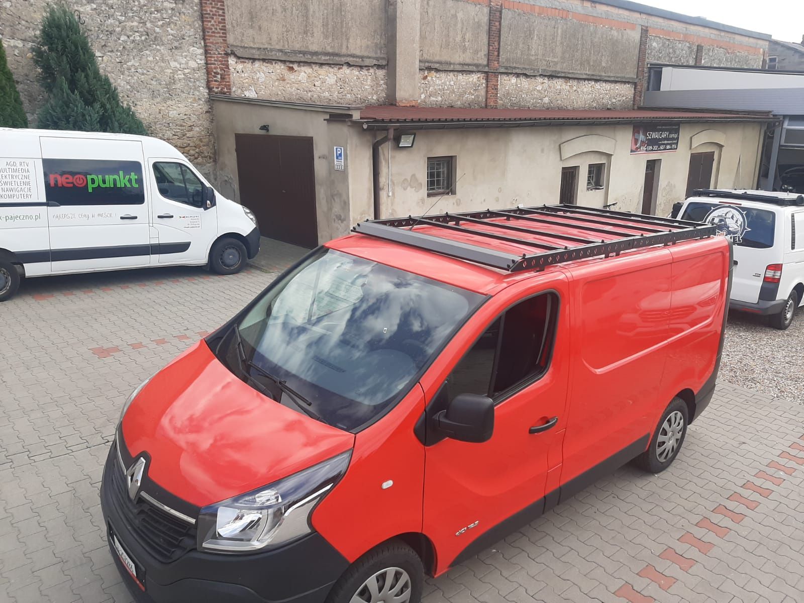 Bagażnik dachowyTrafic Vivaro Talento Primastar kamper namiot dachowy