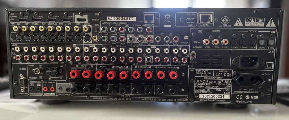 Denon AVR-3808 amplituner komplet