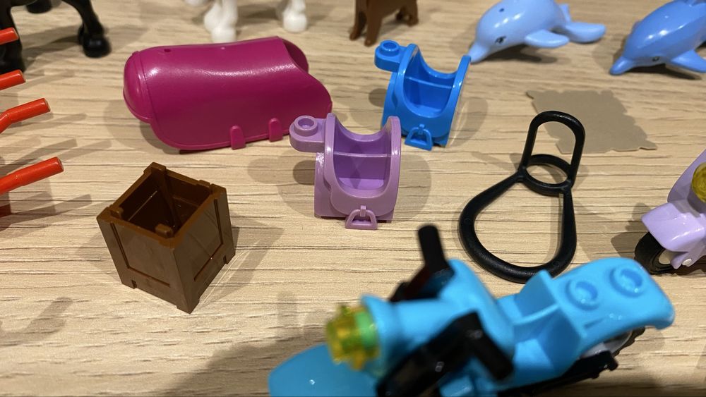 Lego Friends konie rowery skutery itd