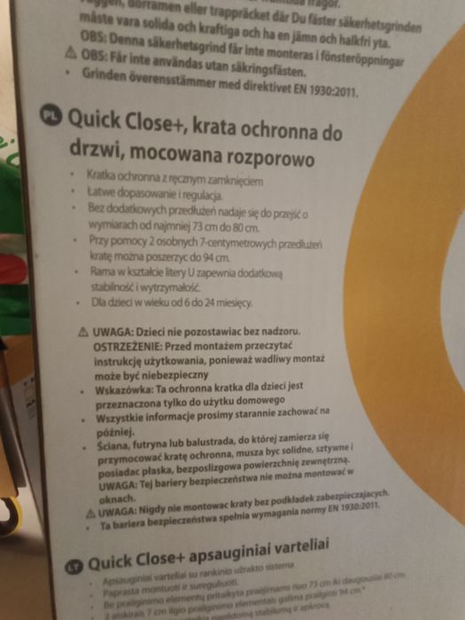 Barierka zabezpieczająca