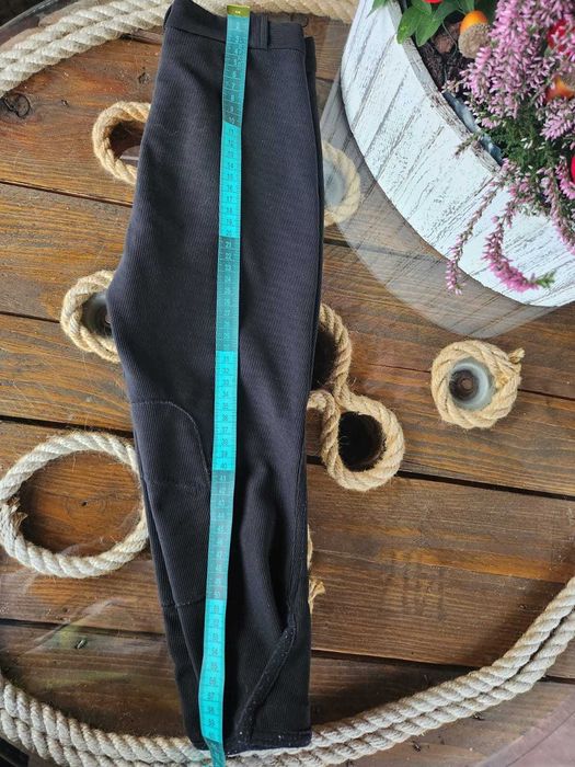 Bryczesy czarne dziewczęce dł. 60 cm