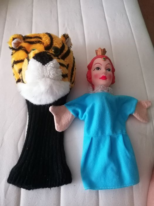 Pacynki na rękę tygrys królowa