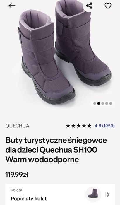 Buty Śniegowce rozm 35