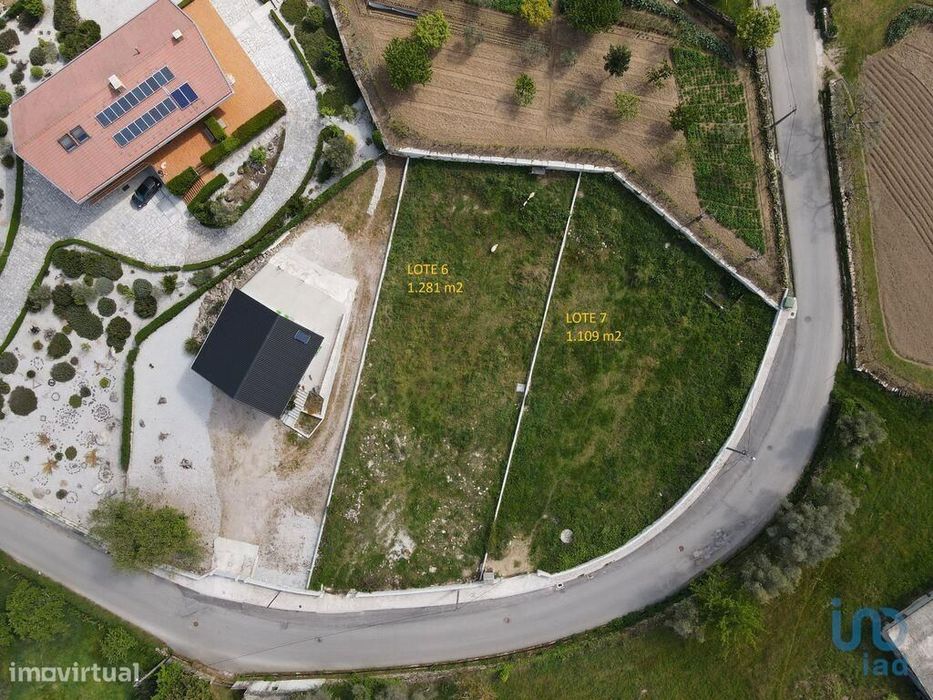 Terreno para construção em Bornes de Aguiar de 1281,00 m2