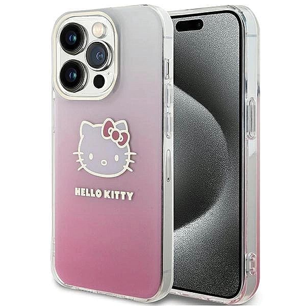Etui Hello Kitty IML Gradient Electrop Kitty Head na iPhone 14 Pro - r