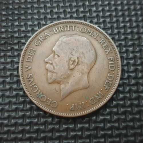 *WIELKA BRYTANIA [1096] *ONE 1 PENNY 1930 George V -Numizmatyka monety