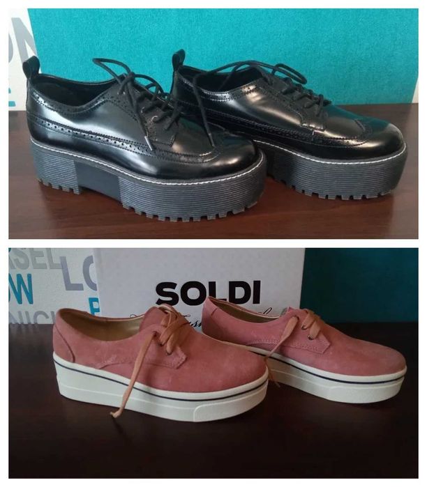 Сліпони Soldi (нові, натуральний замш), Bershka. 37-37,5  розмір