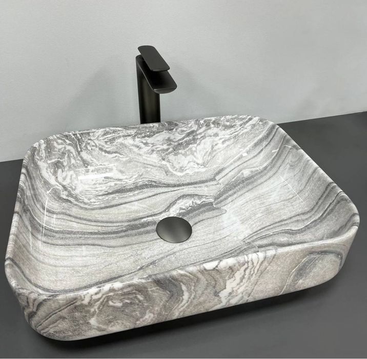 Мармурова раковина, накладна раковина,раковина для ванної,раковина