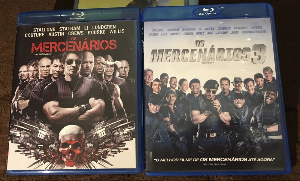 Expendables Mercenários 1 e 3 Blu Ray