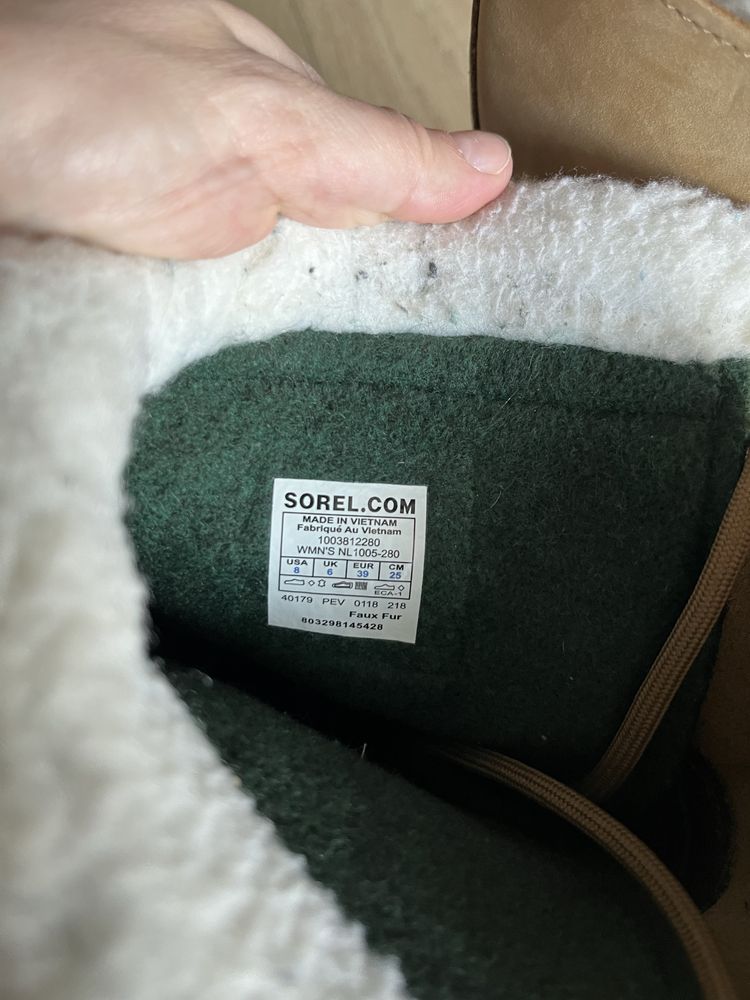 Jak nowe damskie śniegowce Sorel Caribou NL1005 r.39 (25cm)