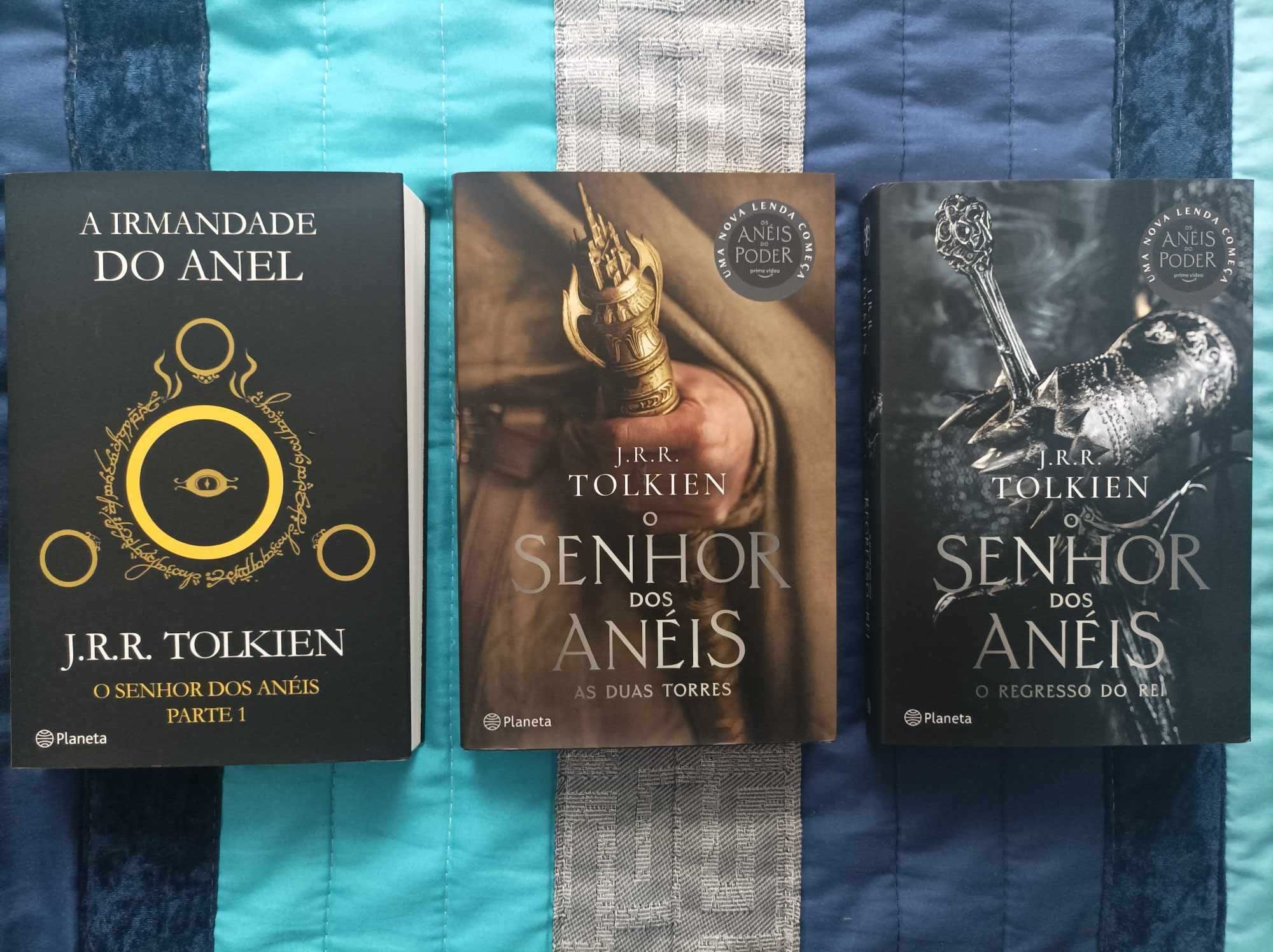 Livros Trilogia Senhor dos Anéis PT-PT (novos)