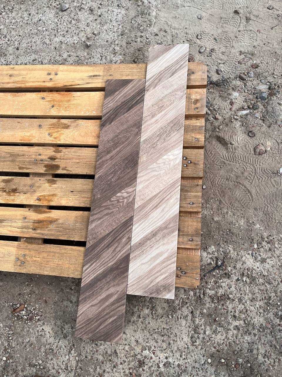 Светло Коричневая Плитка под Паркет на Пол 15x90 см