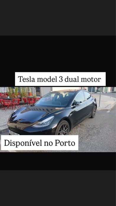 Tesla Model 3 dual motor disponivel para TVDE