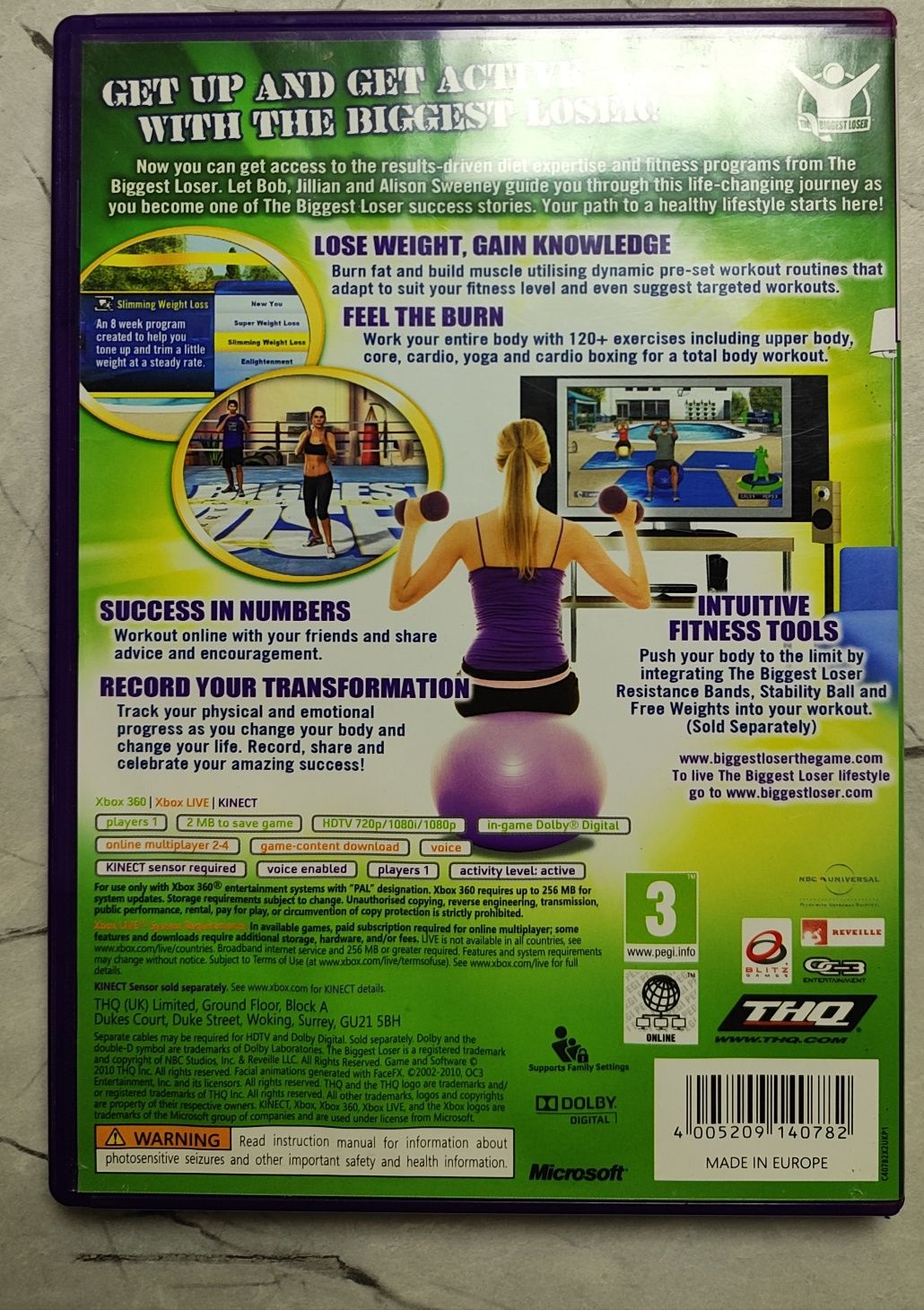 Zestaw gier Xbox Kinect: Harry Potter Deathly Hallows, Biggest Loser