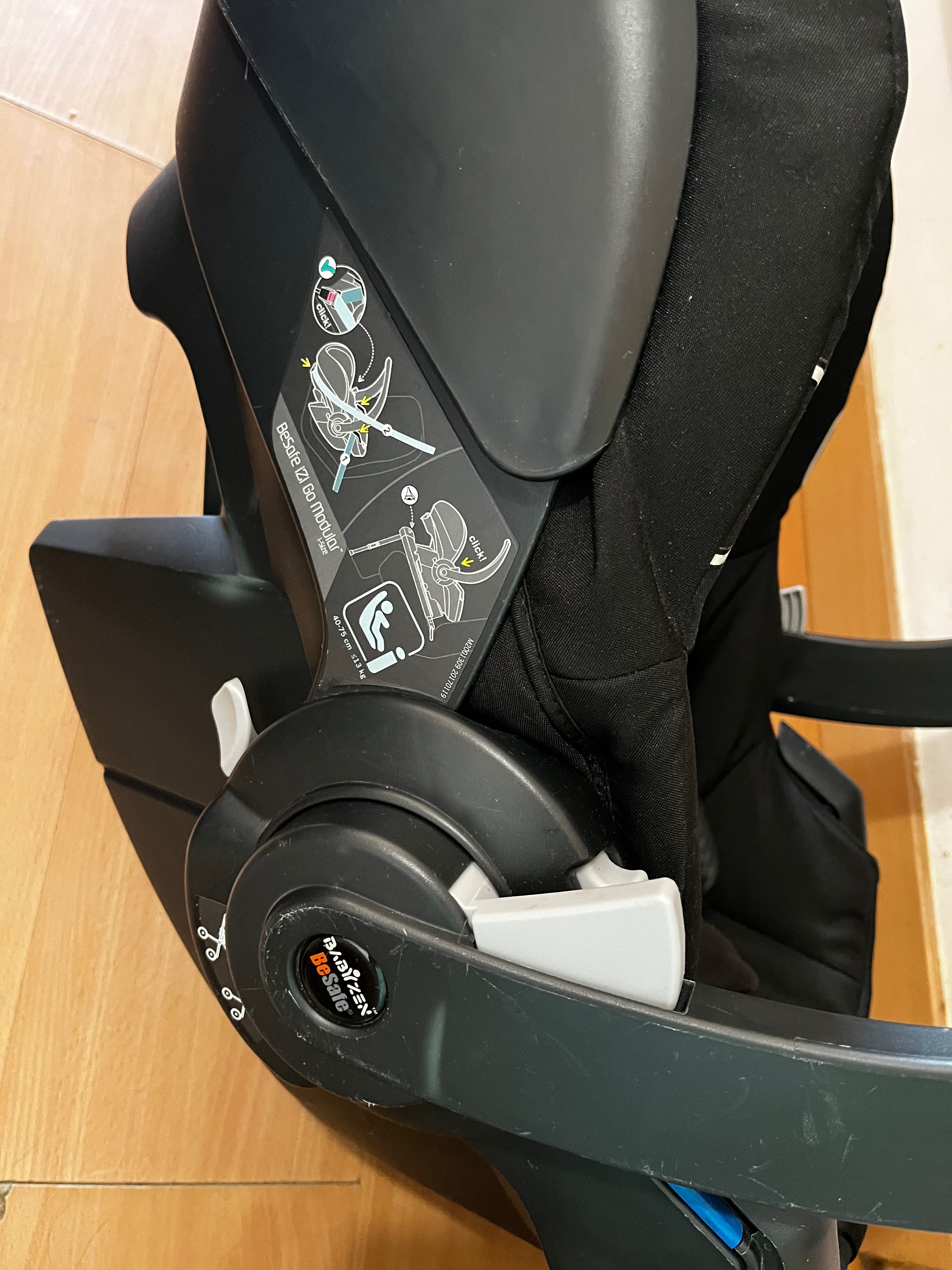 Babyzen BeSafe iZi Go Modular Black para Yoyo - Ovo