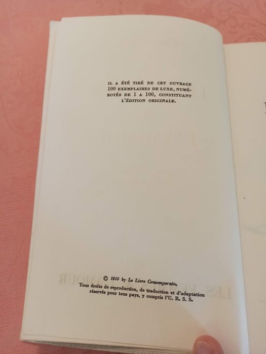 Livro les femmes & l'amour 1959