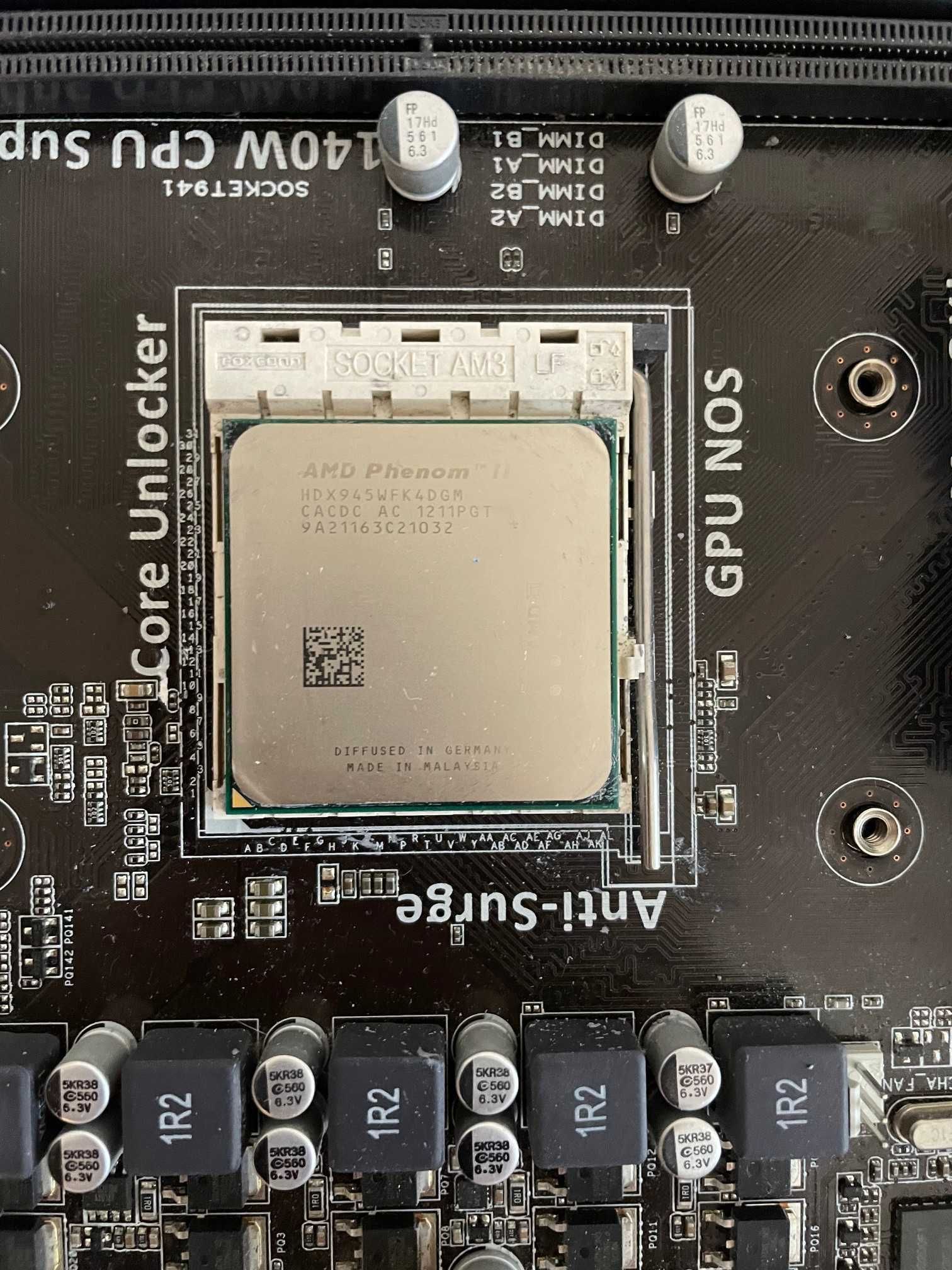 Zestaw płyta główna Asus M4A88T-M/USB3+procesor AMD Phenom  II 945 +++