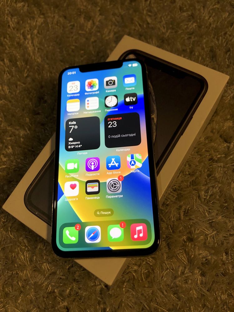 Iphone X 64Gb Neverlock акб 100% ICloud ЧИСТИЙ