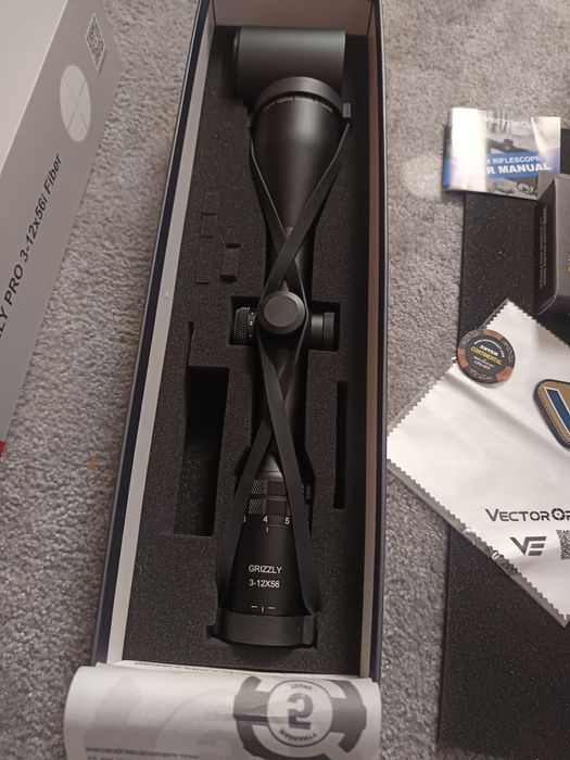 Mira Grizzly pro 3-12x56i fiber