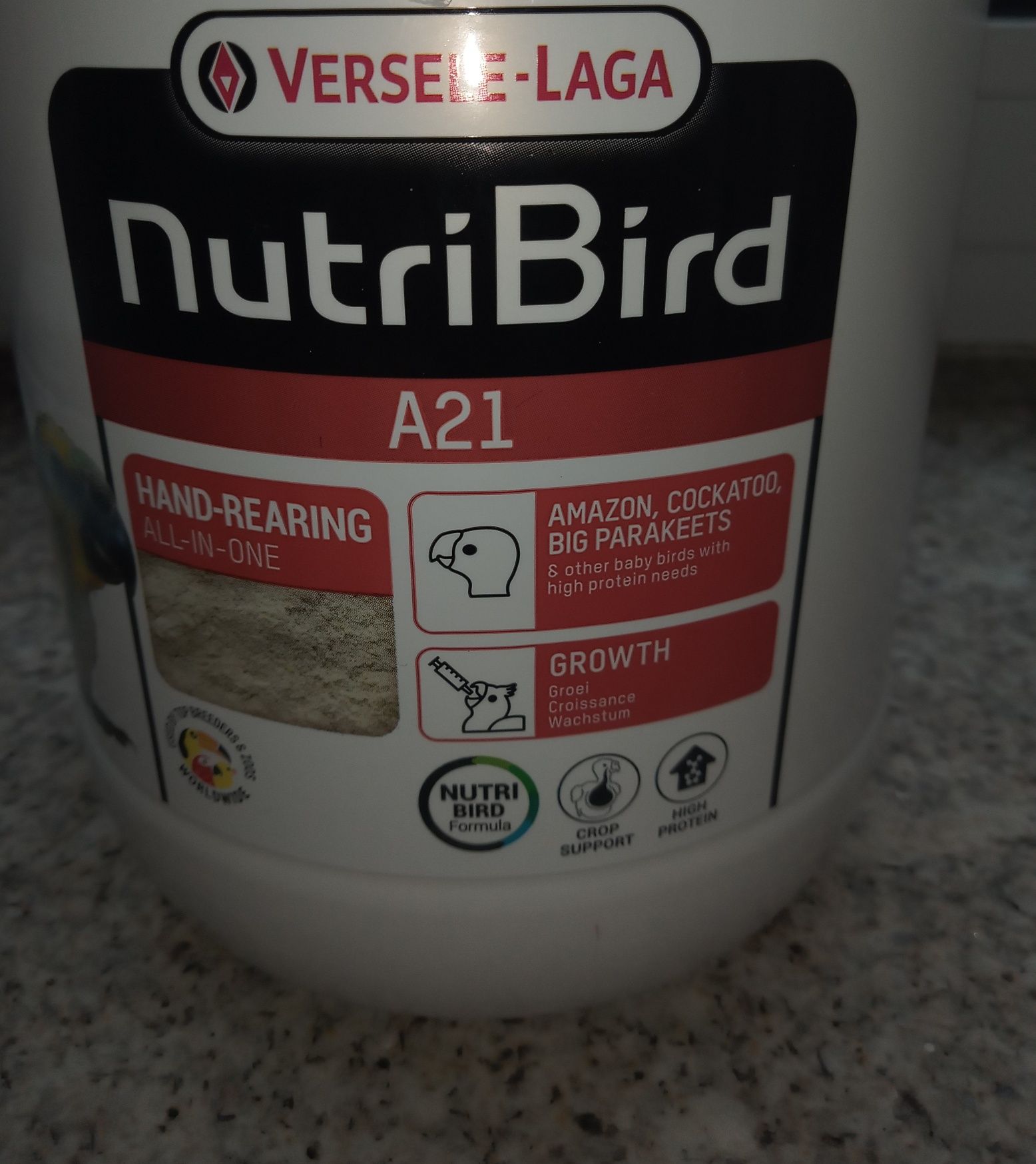 Comida Ração Agapórnis Bebé Nutribird 21