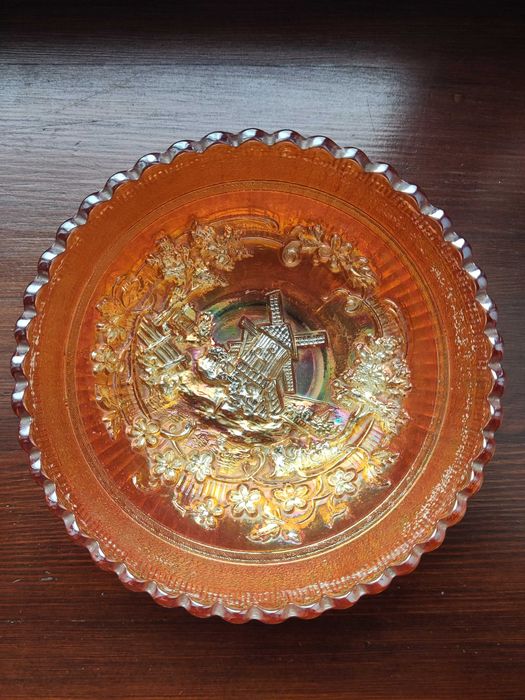 Misa ze szkła iryzującego CARNIVAL nr 5 ok 1900r