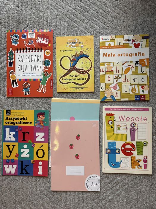 Zestawy do nauki ortografii , matematyki i pisania dla dziecka
