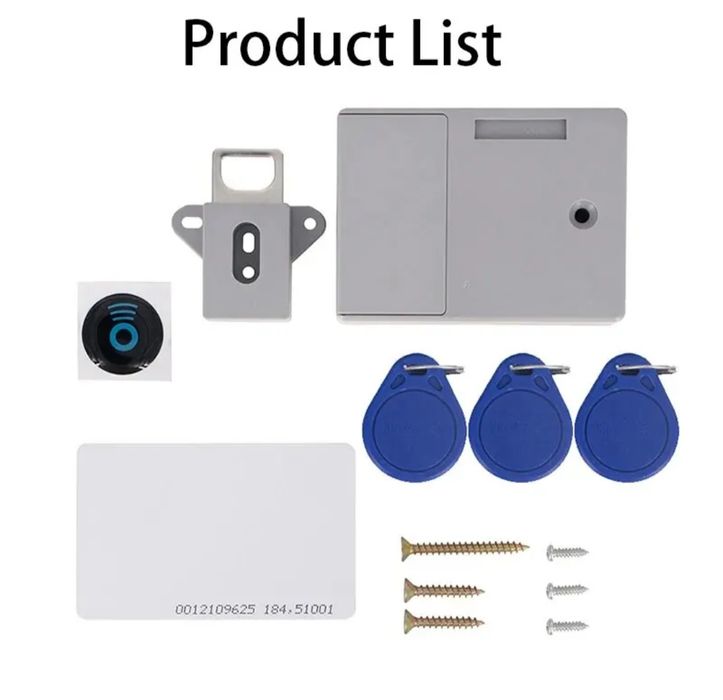 Мебельний, скритий rfid замок