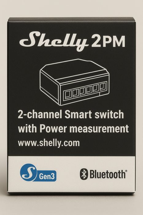 Shelly Plus 2PM - NOVO