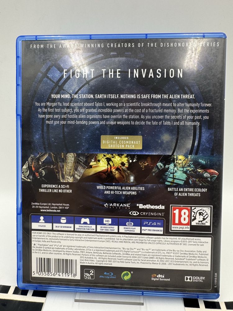 Prey Ps4 Gwarancja