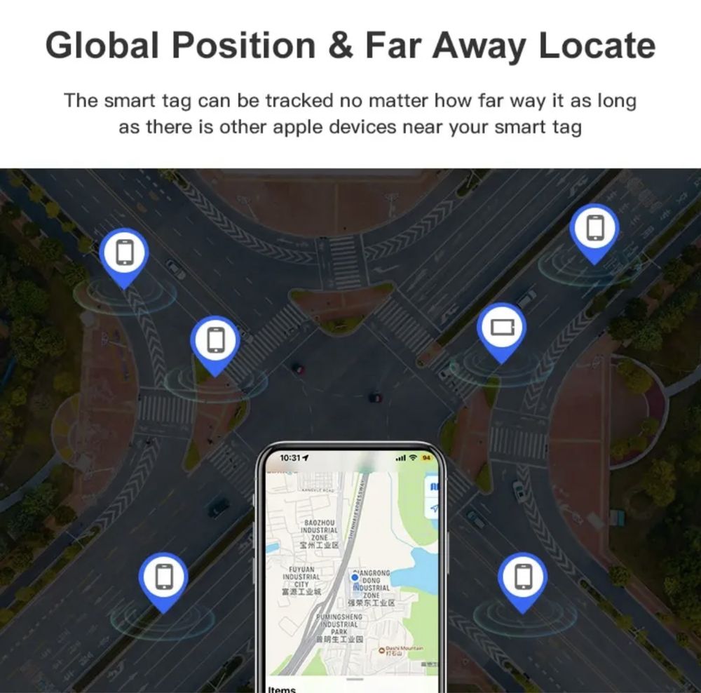 SmartTag NOVA (funciona com Find My da Apple)