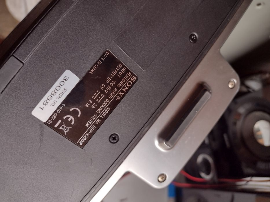 Głośnik Sony RDP-x200ip bluetooth,ipod