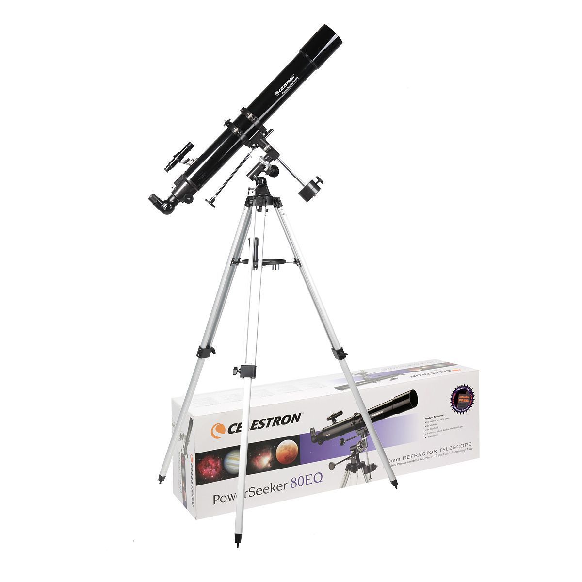 Teleskop Celestron PowerSeeker 80EQ (DO.21048)